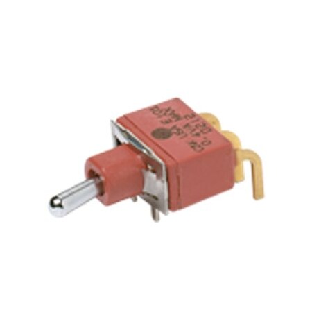 C&K Components Switch Toggle Mom Off Mom Spdt Round Lever Pc Pin E105SD1ALE